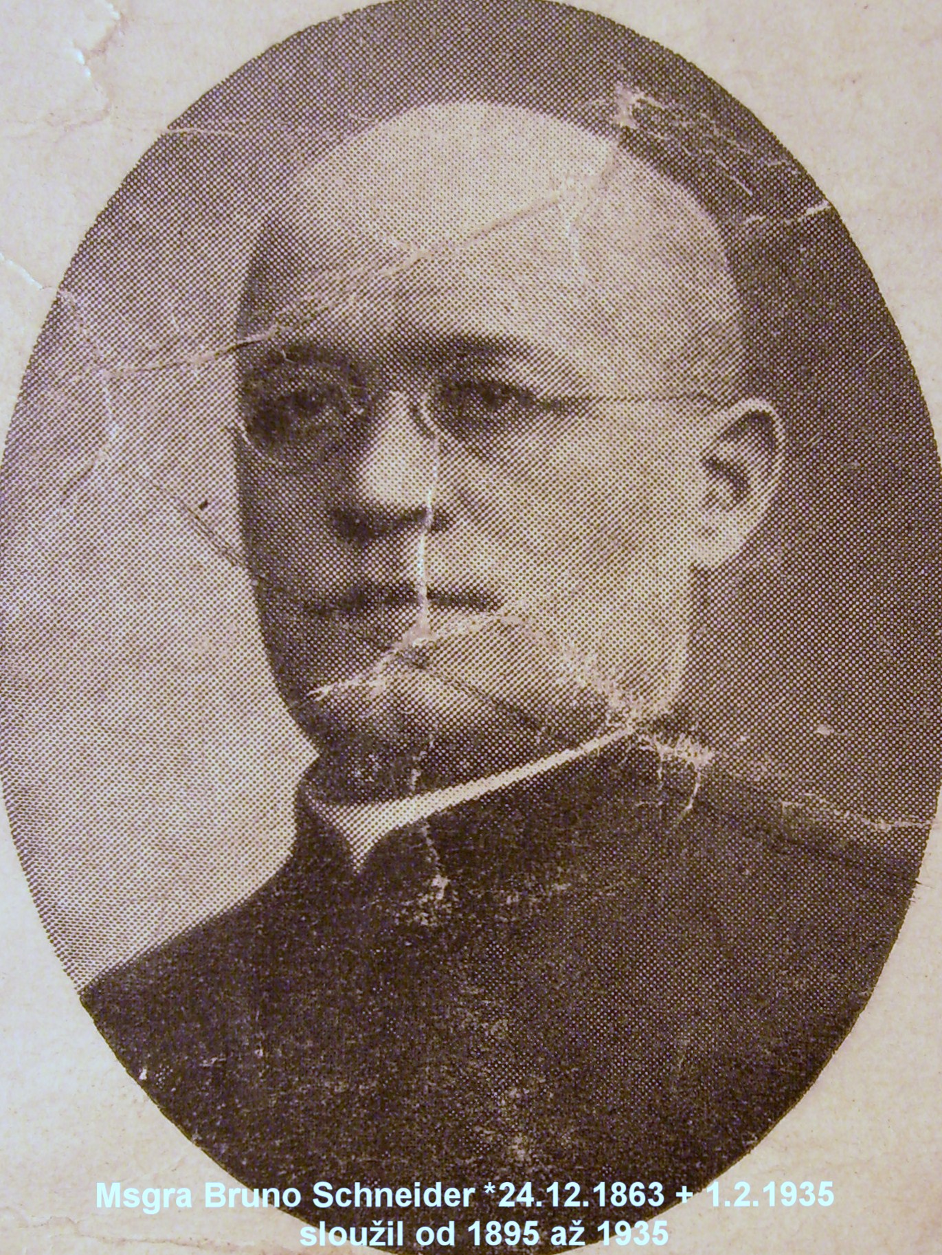 24.12.1863 +1.2.1935 Msgra Bruno Schneider